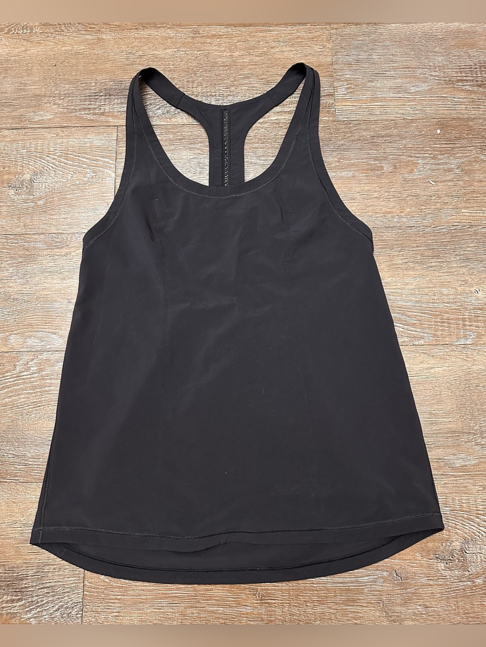 lululemon athletica Black Racerback Tank Top no tag but fits a small